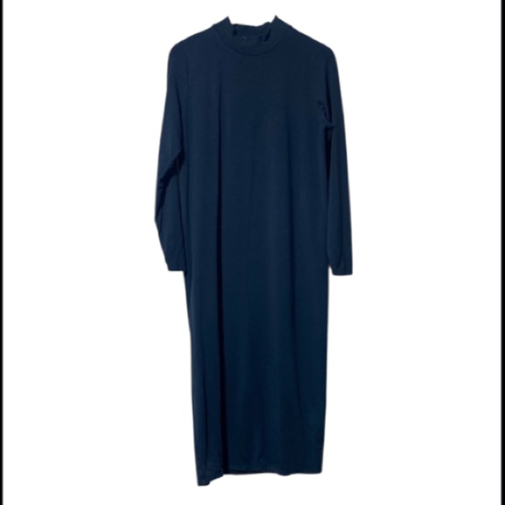 Eileen Fisher Midnight Blue Long Sleeve Dress